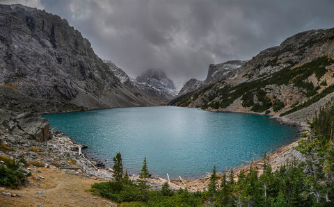Black Canyon Lake 43x70" on ready-to-hang aluminum