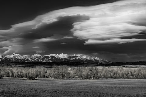 Winter Sun on the Shields River